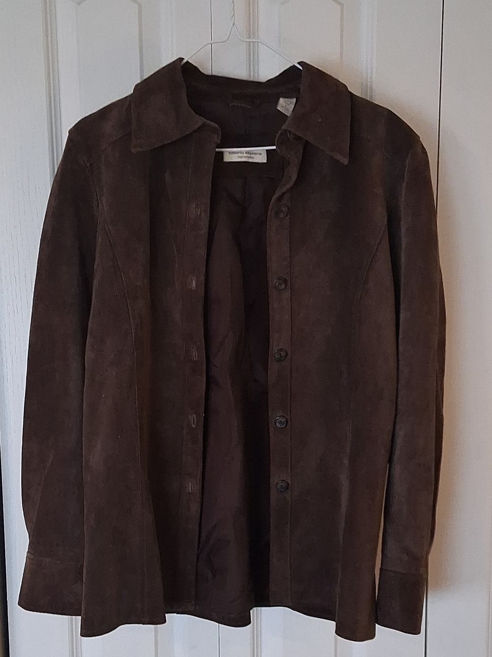 Valerie Stevens Separates Dark Brown 100% Leather Jacket